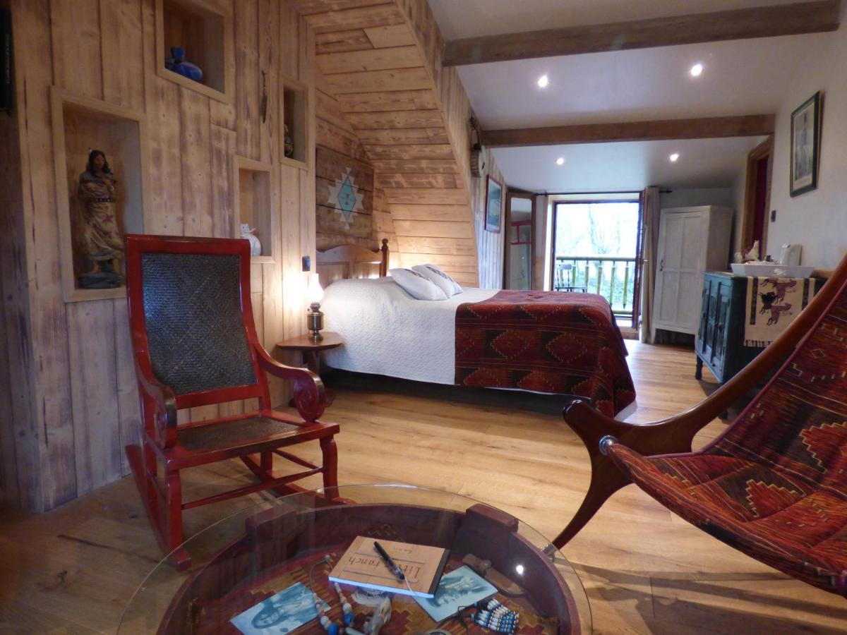 Chambre D'Hote Atypique "West Little Ranch" Chambre Amerindienne Guiscriff Exterior foto